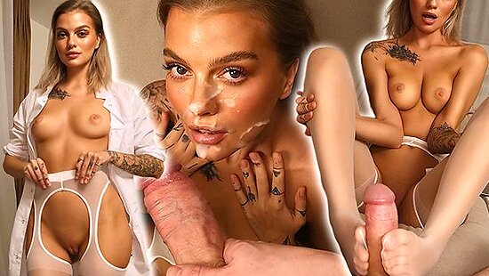 Студентка мед универа любит фетиш и сперму на лице